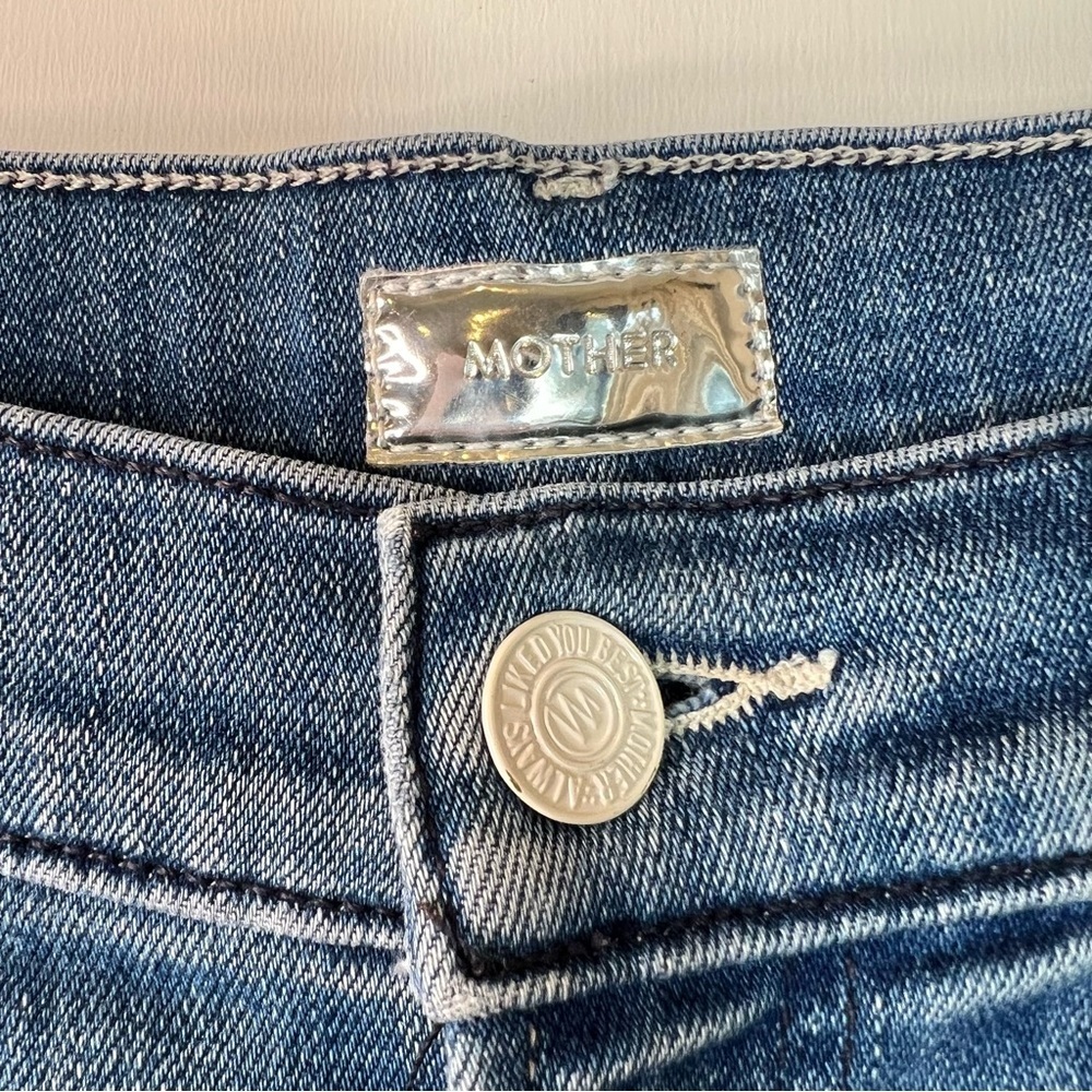 Mother Denim Stunner Zip Jeans In Good Girls Do Size 24 - Picture 8 of 15